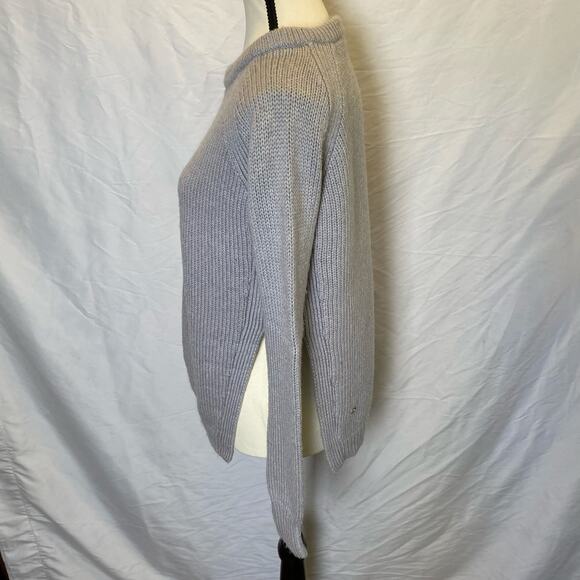 Lululemon Women's Yin to You Merino Wool Sweater Size XS/S Tight Knit Side Slit - Picture 3 of 10